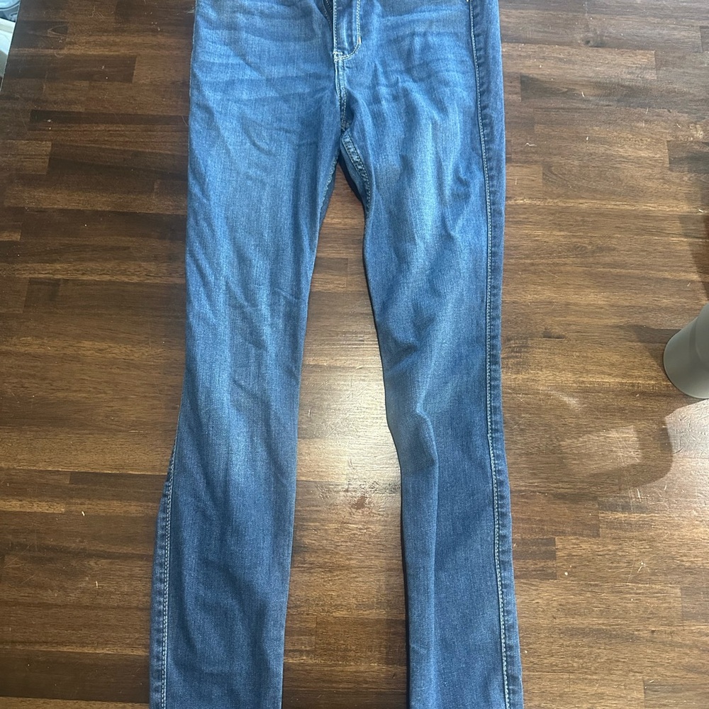 Hollister Women's Skinny Jeans in Blue